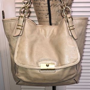 Coach Large Kristin Pinnacle Leather Tote